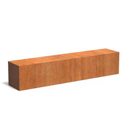 SOKKEL PODIUM CORTENSTAAL