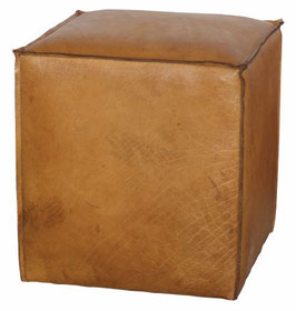 Leder Pouf | CASITAVERDE