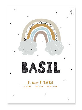 Geburtsposter Basil