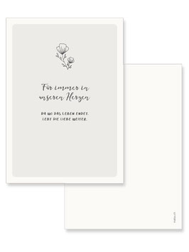 Postkarte Herzen