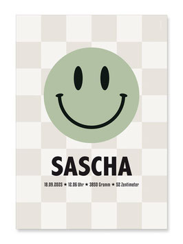 Geburtsposter Sascha