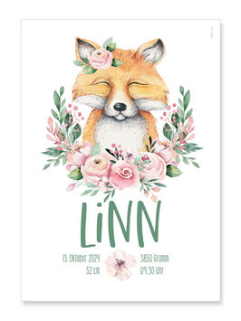 Geburtsposter Linn