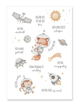 Affirmationsposter Gabriel