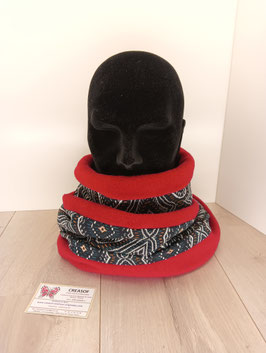 Echarpe tour de cou deux tours