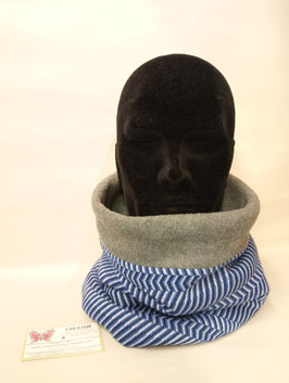 Tour de cou, écharpe tube, snood. Jersey épais et polaire.