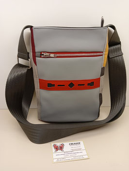 Sacoche Spéciale, toile coton et jeans