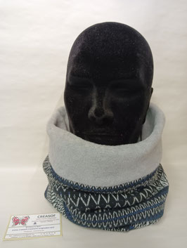 Tour de cou, écharpe tube, snood. Jersey épais et polaire.