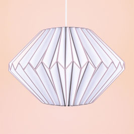 Origamilampe "Muschel" Taupe