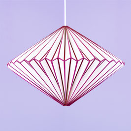 Origamilampe "Diamant" Traube