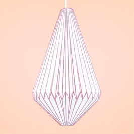 Origamilampe "Tropfen" Taupe