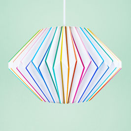 Origamilampe "Muschel" Bunt