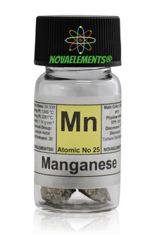 Manganese metal 5 grams 99.5% pure natural pieces