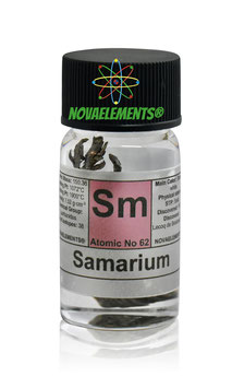 Samarium metal 1 gram dendritic 99.9%