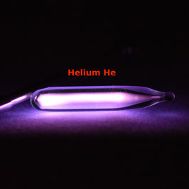 Helium gas ampoule low pressure 99.9% (rarefied)