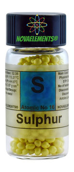 Sulphur pellets 10 grams 99.9%