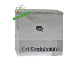 Gadolinium metal acrylic cube 99.99%