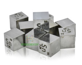 Tin metal density cube 99.99%