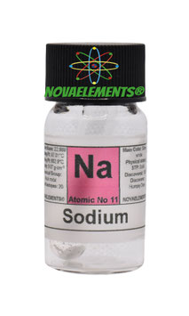 Sodium metal 1 gram 99.9% argon ampoule oxide free in vial