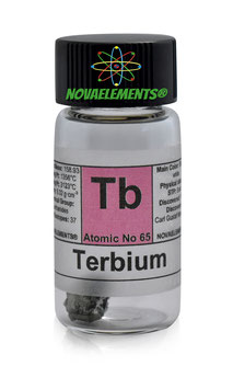 Terbium metal 1 gram 99.9% pure