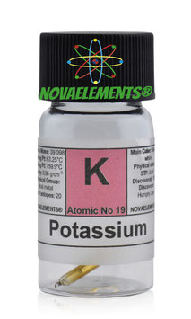 Potassium metal 40mg argon sealed 99.9%