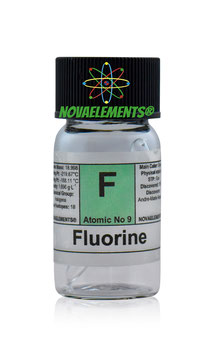 Fluorine/Helium ampoule