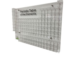 BIG ACRYLIC PERIODIC TABLE DISPLAY FOR THE WALL (TABLE ONLY)