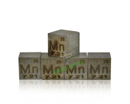 Manganese metal density cube 10mm 99.9%