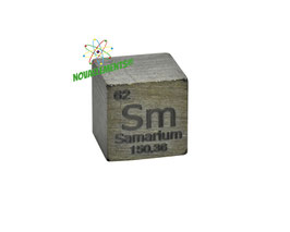 Samarium metal density cube 99.95% 10mm