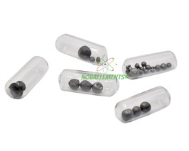 Beryllium metal 1 gram 99.9% pellets sealed ampoule