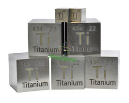 TITANIUM METAL 25.4MM CUBE 99.95% (1 INCH)