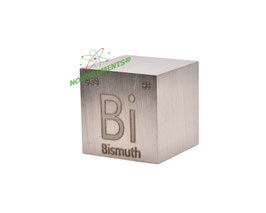 BISMUTH METAL 1 INCH (25.4MM) CUBE 99.99%