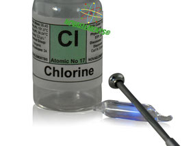 Chlorine rarefied gas ampoule 99%