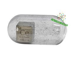 Cerium metal density cube 99.9% 10mm argon