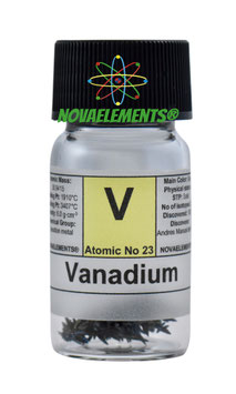 Vanadium metal crystals 99.95% pure