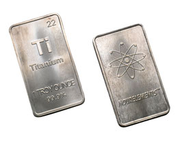 TITANIUM METAL Bullion 99.9% 1 TROY OUNCE