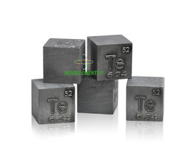 Tellurium metal density cube 10mm 99.999%