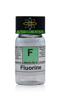 Pure Fluorine F2 99% quartz ampoule