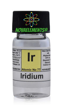 Iridium metal small crystals 0.1 gram 99.99%
