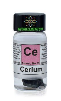 Cerium metal 1 gram 99.9% pure