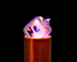 Neon GAS RAREFIED 10MM GLASS CUBE