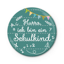 BUTTON MATT • SCHULKIND GRÜN