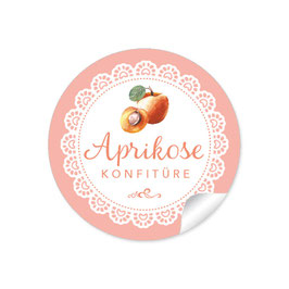 "Aprikose Konfitüre"- Spitze - apricot