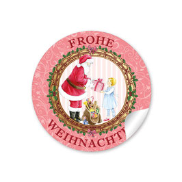 "Frohe Weihnachten" -  Heiligabend - rot