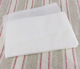 Flachbeutel Pergamintüten - halbtransparent - 130 x 95 + 15 mm