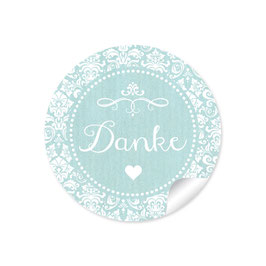 "Danke" - Vintage Ornamente -mint