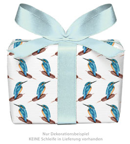 3 Bögen Geschenkpapier EISVOGEL Weihnachten Adventskalender Geburt Taufe Kindergeburtstag 50x70cm gedruckt auf PEFC zertifiziertem Papier