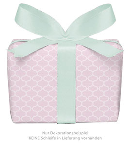 3 Bögen Geschenkpapier groß - Wabenmuster Vintage - rosa