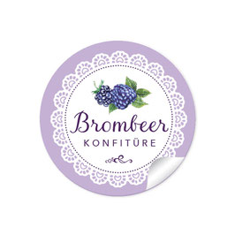 24 STICKER BROMBEER SPITZE
