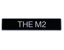 BMW Kennzeichen-Typenschild THE M2