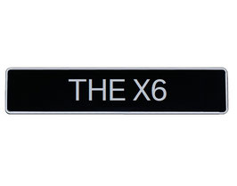 BMW Kennzeichen-Typenschild THE X6